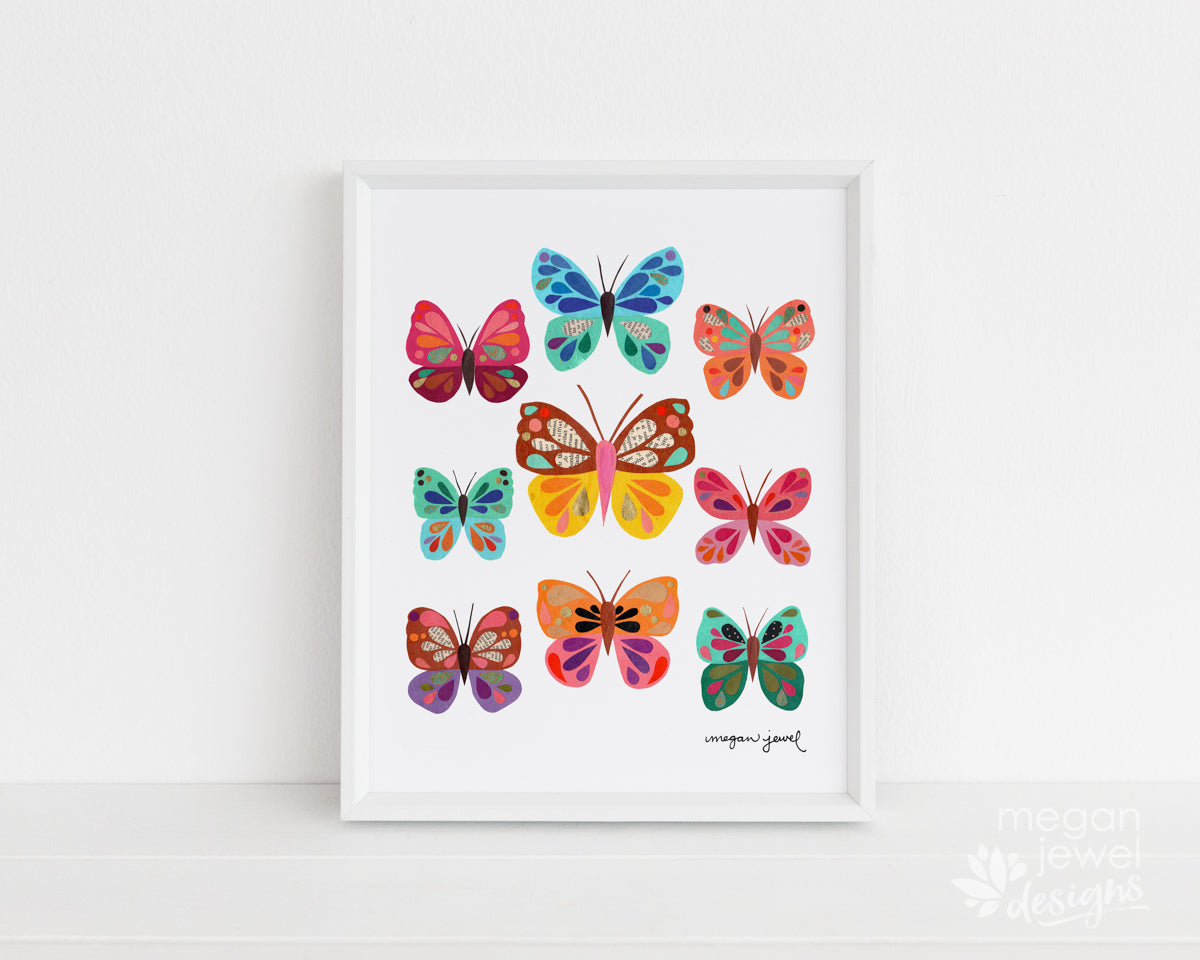 Butterfly Collection Print